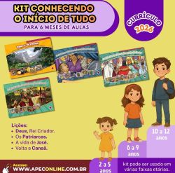 -KIT Conhecendo O Início de Tudo (sem dobradura)