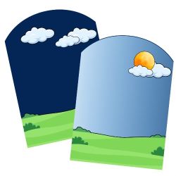 Luva Cenário Campo Dia-Noite