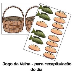 Jogo Pães e Peixes Flanelografo