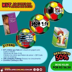 KIT 7 As cores do amor de Deus