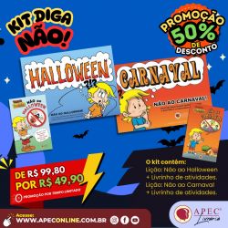 KIT 50% Diga Não!