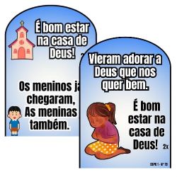 Luva É bom estar na casa de Deus