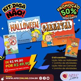 KIT 50% Diga Não!