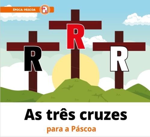 As Três Cruzes A3 (Flanelógrafo)