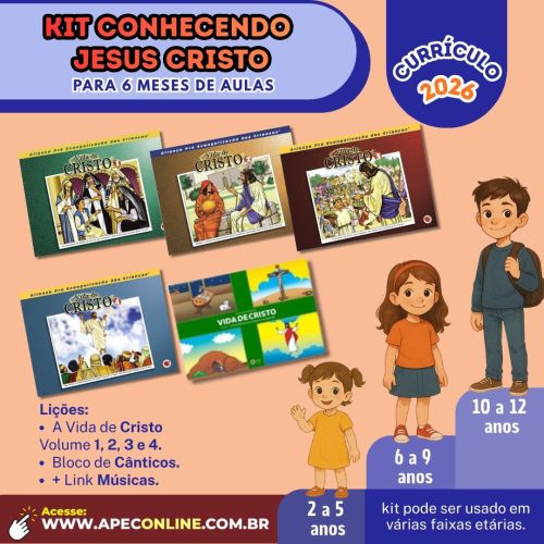 -KIT Conhecendo Jesus Cristo