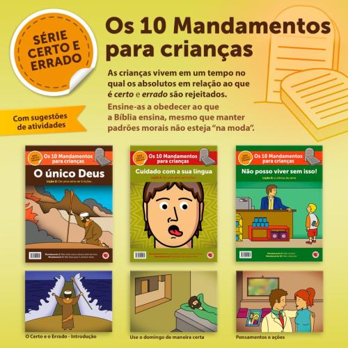 KIT Os 10 Mandamentos